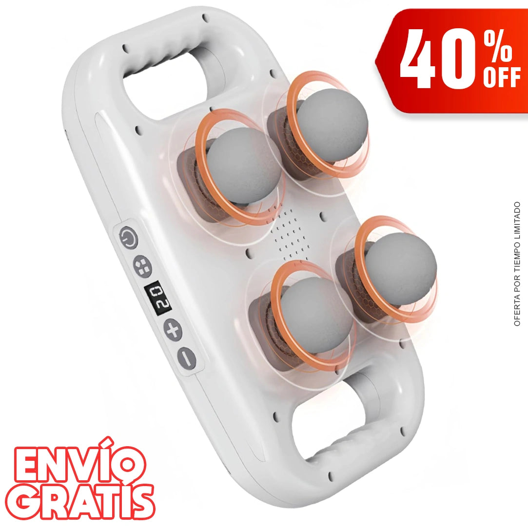 Masajeador 4 cabezas ultra alivio