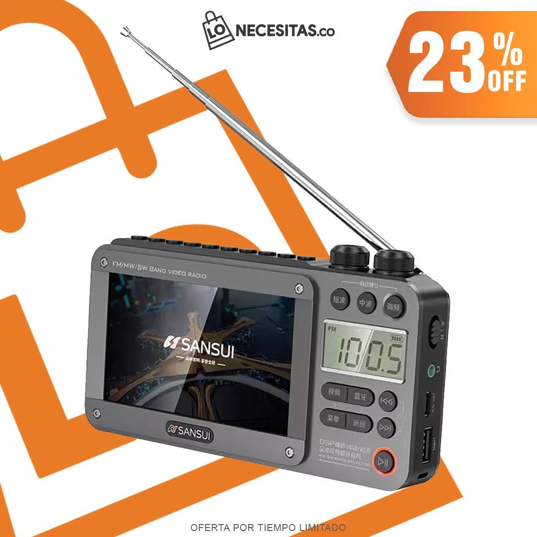 RADIO CON PANTALLA LED