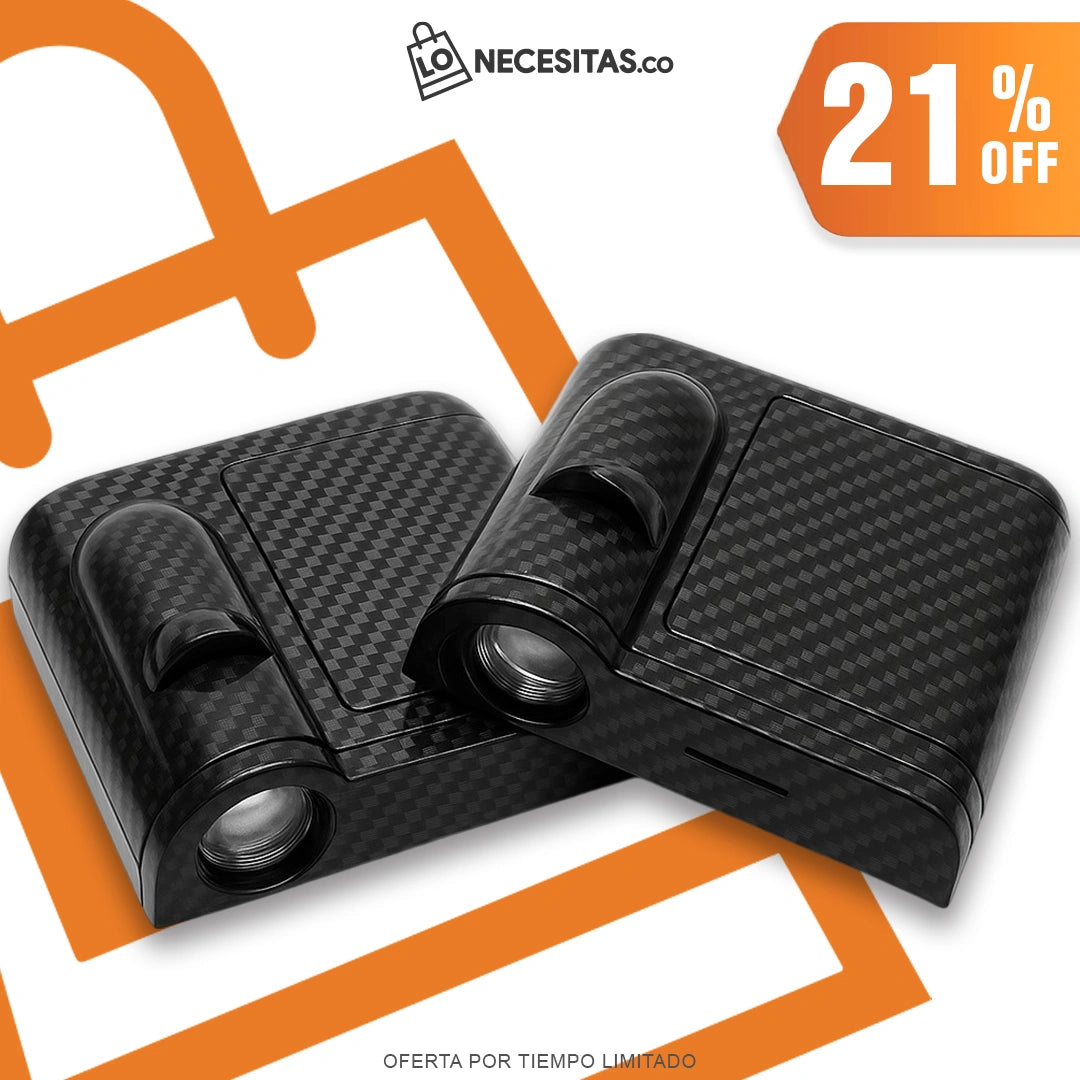 PAR PROYECTOR DE LOGO PARA PUERTA DE CARRO