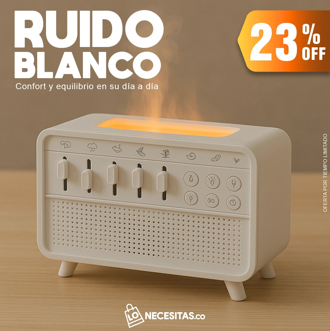 Humidificador de Luz Nocturna con Ruido Blanco / Bluetooth