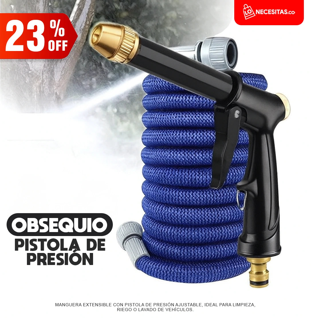 Manguera Expandible + OBSEQUIO Pistola de Presión