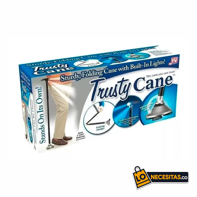 Bastón Plegable Con Linterna- Trusty Cane