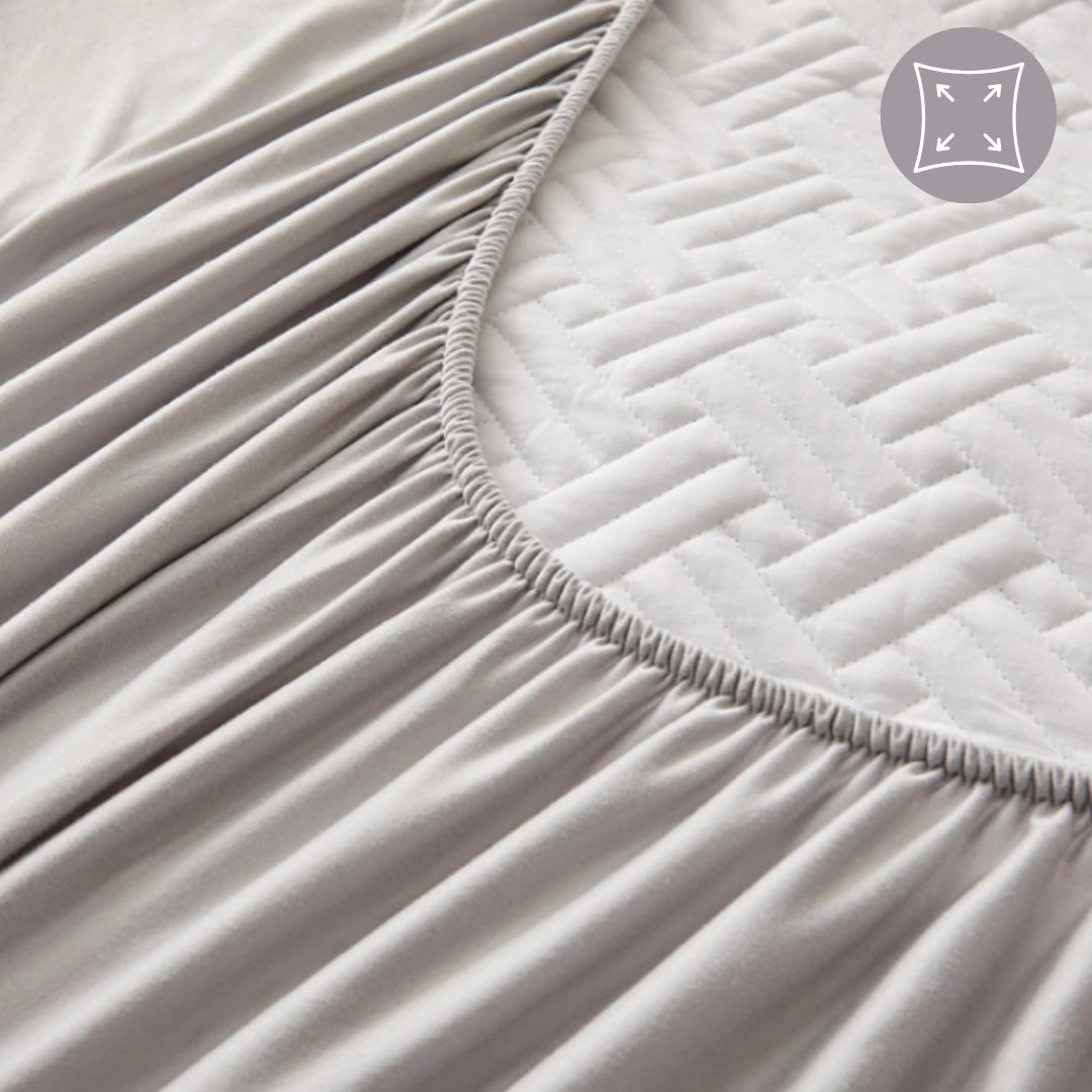 Protector Antifluidos de Colchon + Gratis 2 Fundas de Almohada