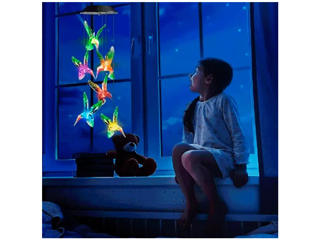 Colibries LED con Panel Solar