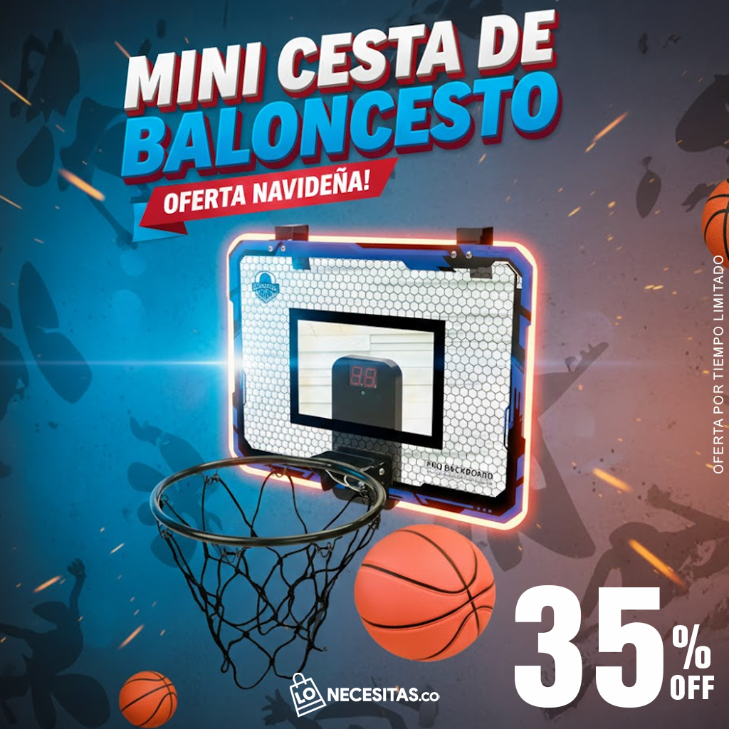Mini cesta de baloncesto portátil