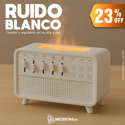 Humidificador de Luz Nocturna con Ruido Blanco / Bluetooth