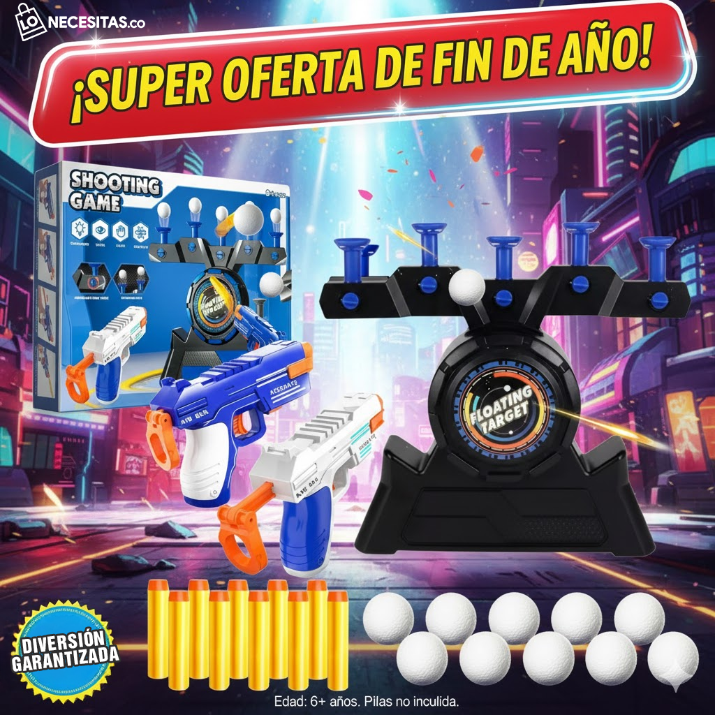 JUEGO FLOATING TARGET / Blaster de dardos