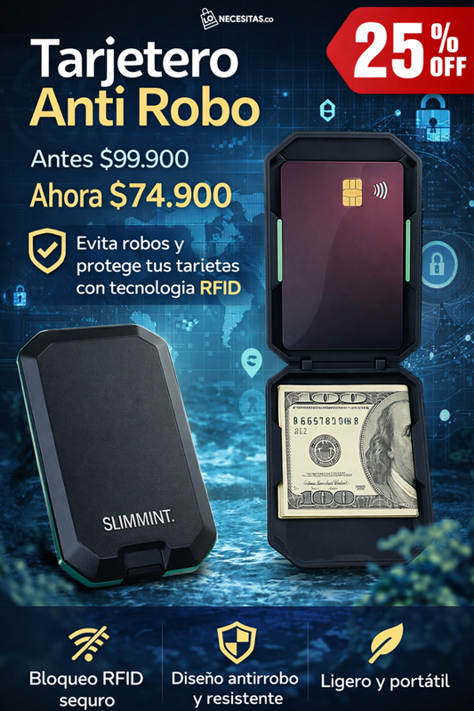 TARJETERO ANTIROBO LIGERO