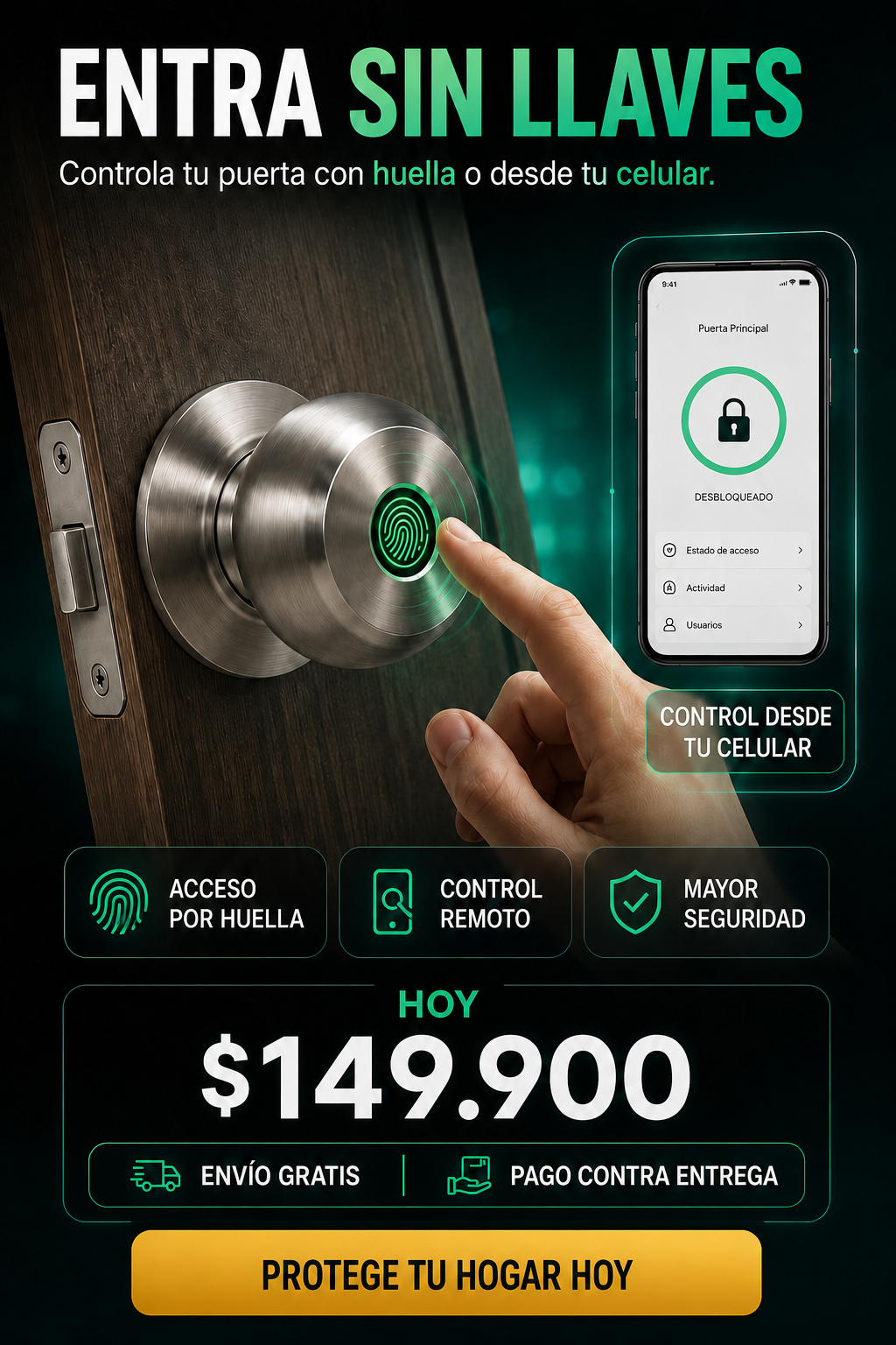 Cerradura Inteligente para puerta