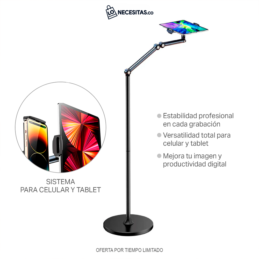 Soporte para Celular y Tablet 2 en 1