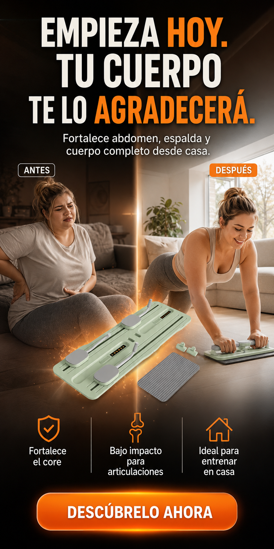 Tabla de pilates multifuncional