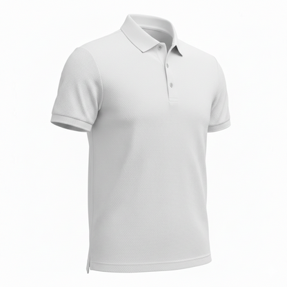 Camisa tipo polo texturizada de nylon – Secado rápido