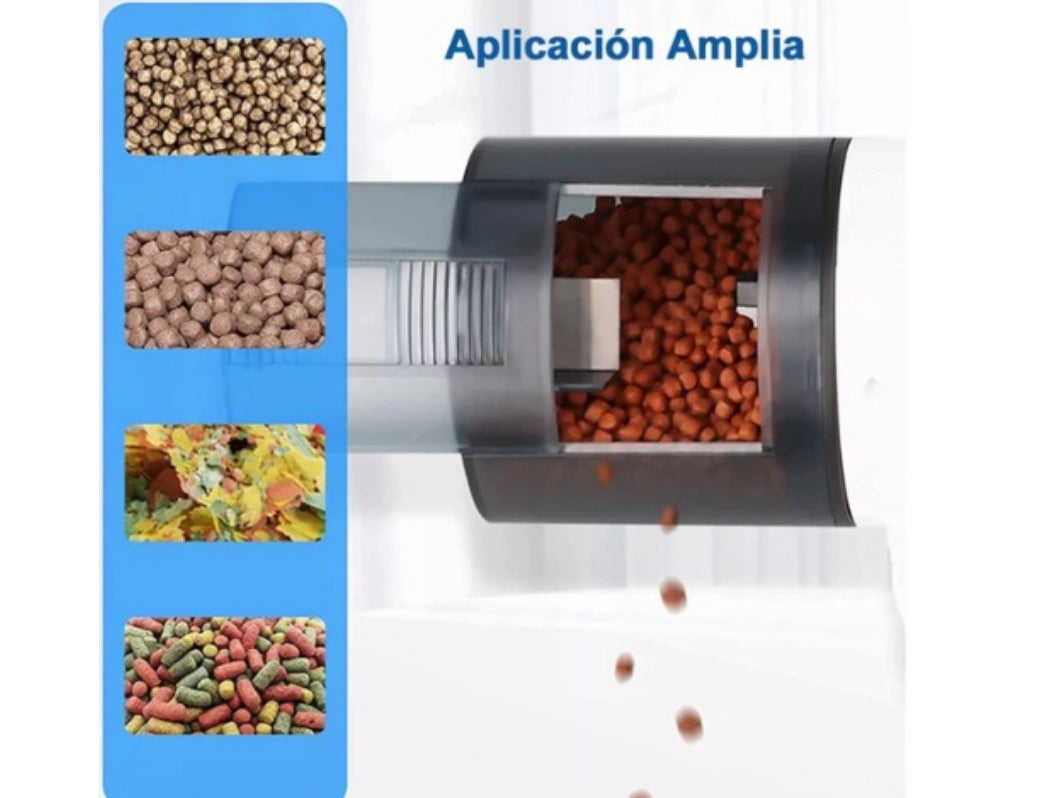 Dosificador de alimento de peces automático
