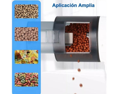 Dosificador de alimento de peces automático