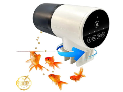Dosificador de alimento de peces automático