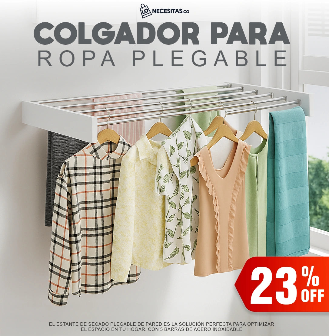 Colgador para ropa plegable