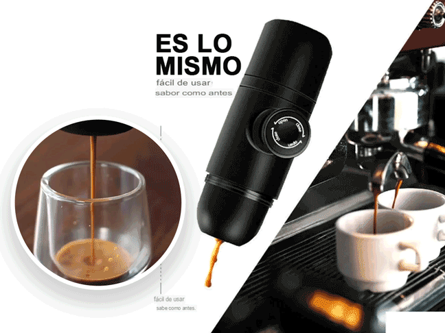 EspressoGo® / MINIEXPRESSO MANUAL PORTATIL CAFE – LO NECESITAS STORE