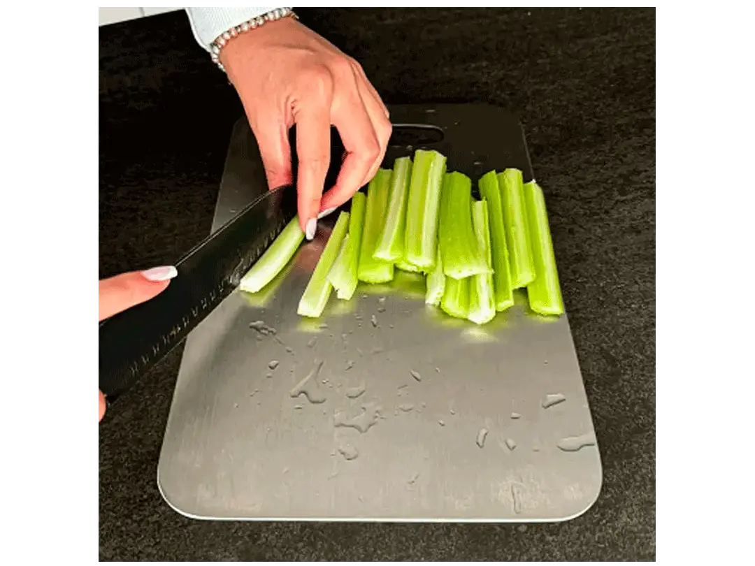 Tabla para picar de acero inoxidable