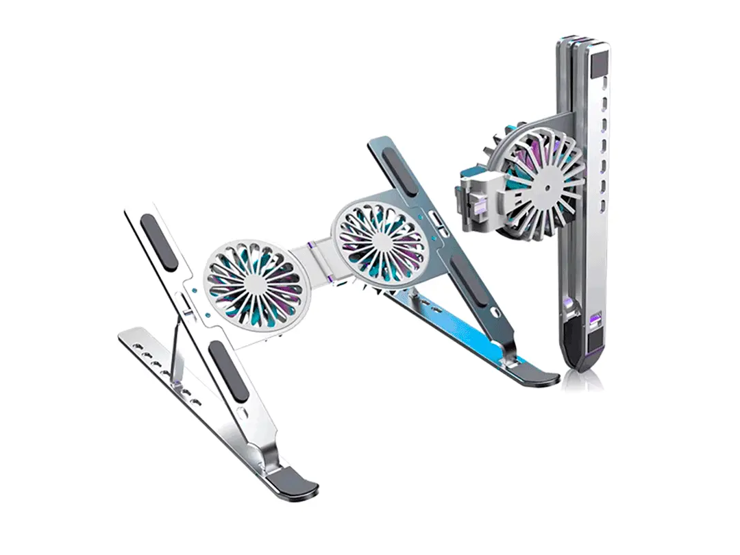 Soporte con ventilador para PC