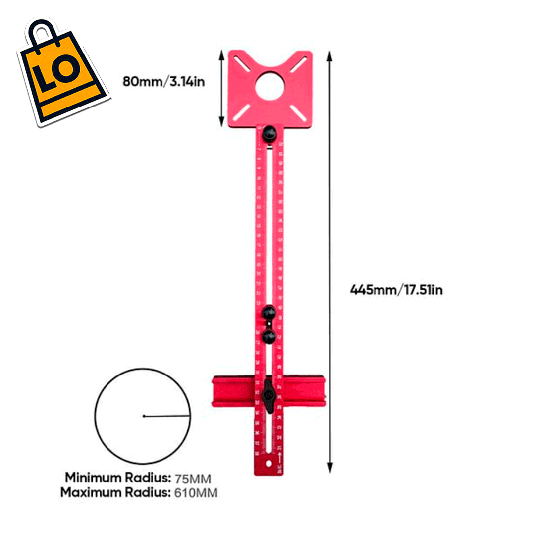 SOPORTE PARA RANURA DE FRESADO 4 EN 1
