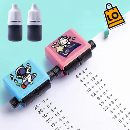 Sello de matemáticas / Suma y Resta