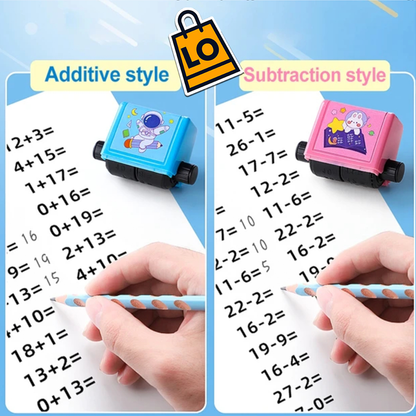 Sello de matemáticas / Suma y Resta