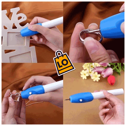 DibujoLáser® LÁPIZ GRABADOR ELÉCTRICO DE MÚLTIPLES SUPERFICIES