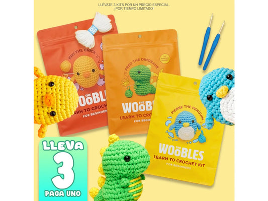 Kit de Crochet Aprende Crochet Fácil y rapido PROMO 3X1