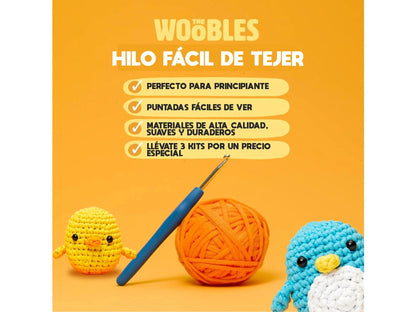 Kit de Crochet Aprende Crochet Fácil y rapido PROMO 3X1