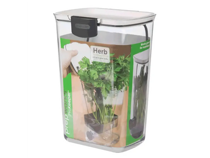 Contenedor de hierbas - frescas y hidratadas