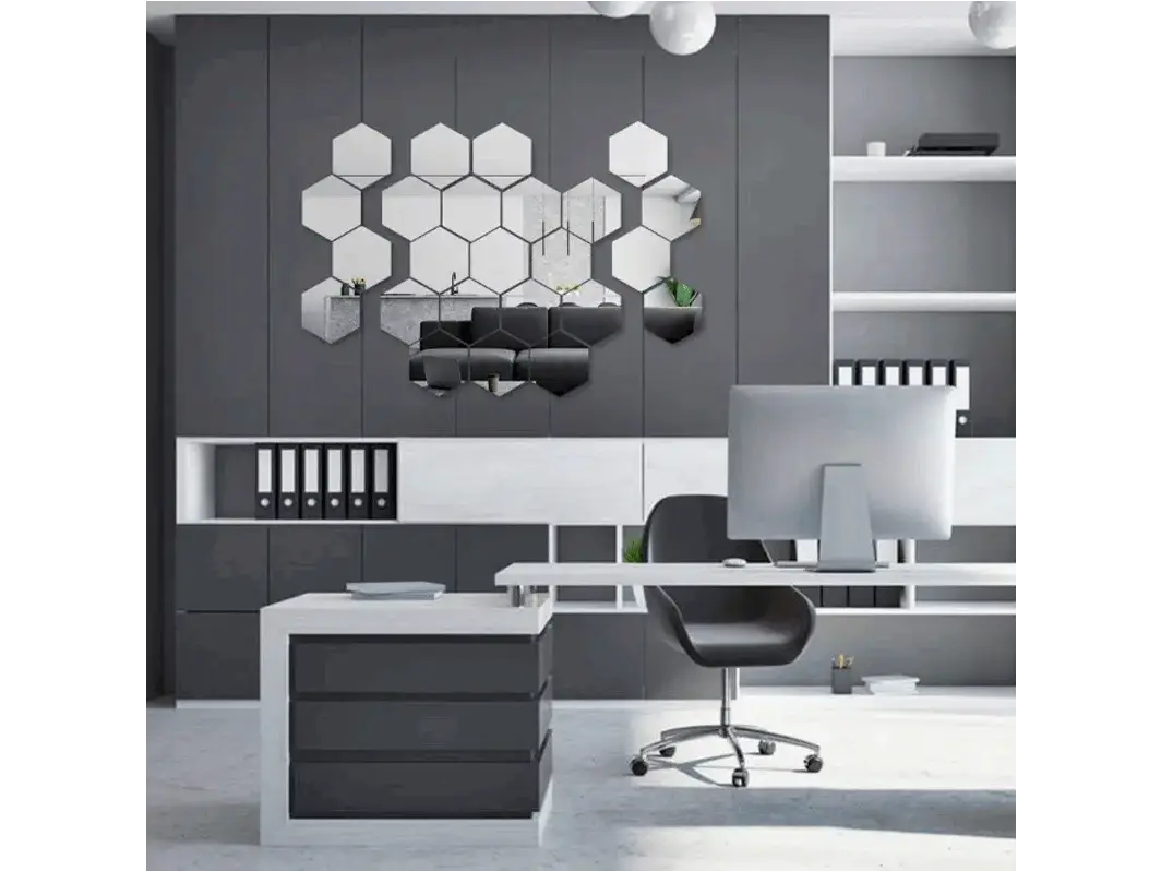 GeoEspejo® / ESPEJOS HEXAGONALES Pack x10