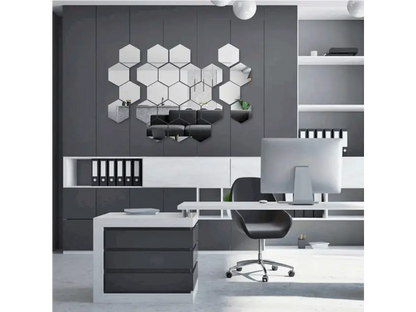 GeoEspejo® / ESPEJOS HEXAGONALES Pack x10