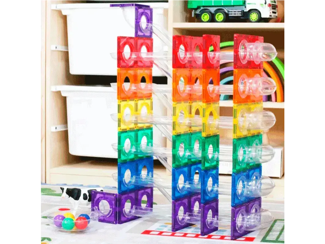 Set De Construcción Tobogán Magnético