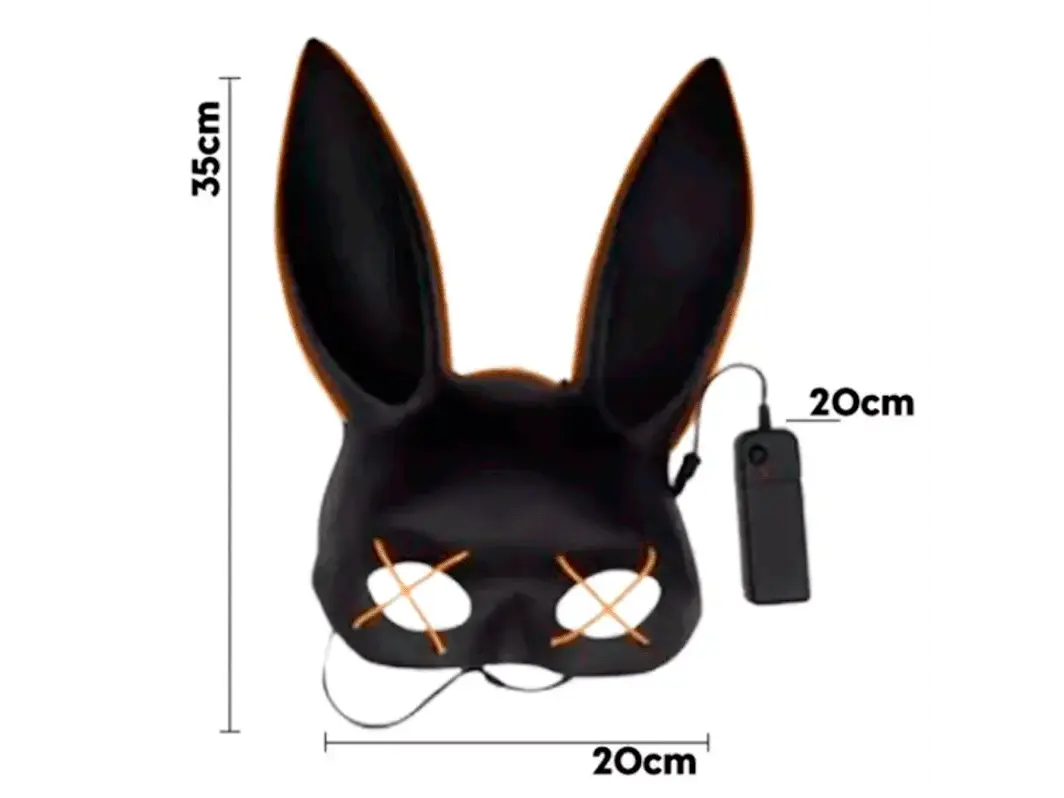 Máscara de Halloween / Máscara de conejo Playboy