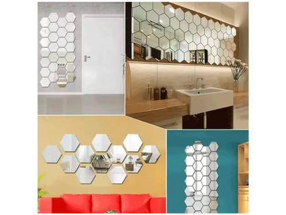 GeoEspejo® / ESPEJOS HEXAGONALES Pack x10