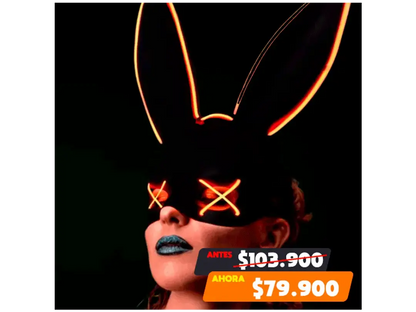 Máscara de Halloween / Máscara de conejo Playboy