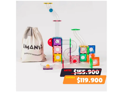 Set De Construcción Tobogán Magnético