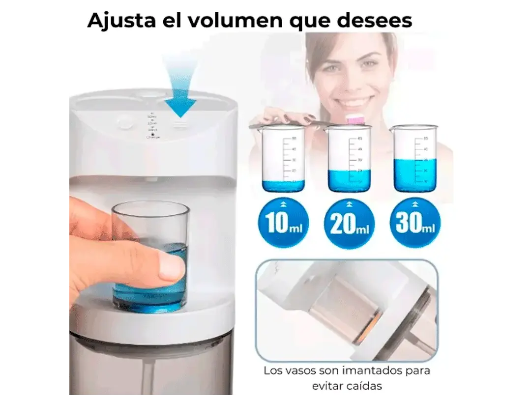 Dispensador de  enjuague bucal