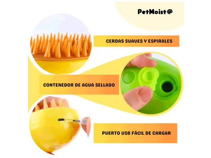 PetMoist@ / Cepillo humidificador  viral de mascotas