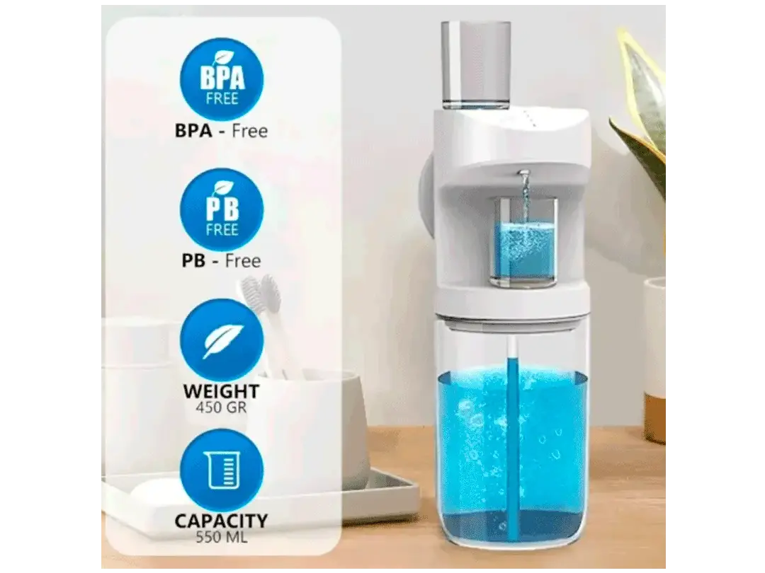 Dispensador de  enjuague bucal