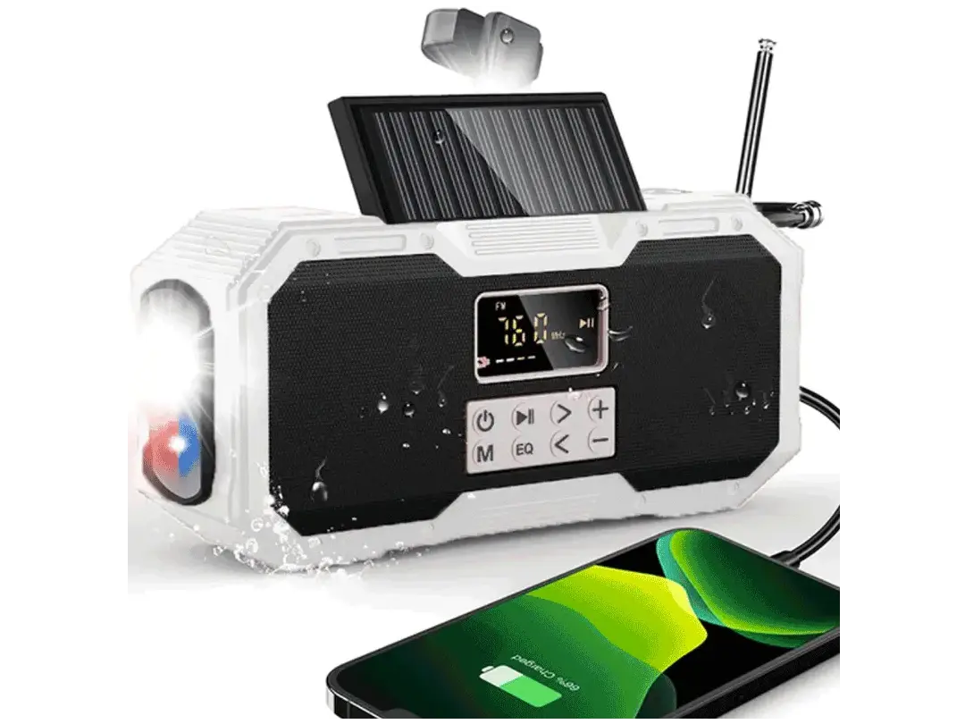 RadiantBeats® / Radio con panel solar portátil