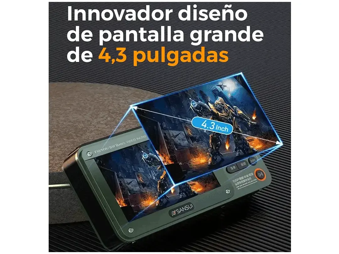 RadioMax Pro® / RADIO FM CON PANTALLA PLAY VIDEO