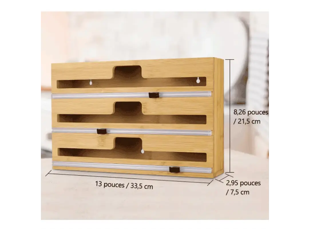 DispensaPlus® / Dispensador de bambú para cocina