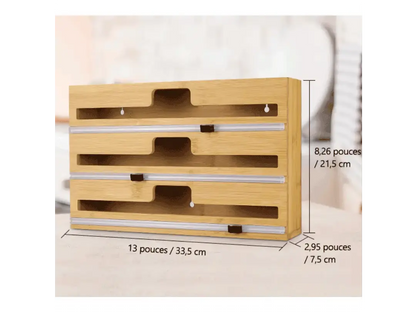DispensaPlus® / Dispensador de bambú para cocina