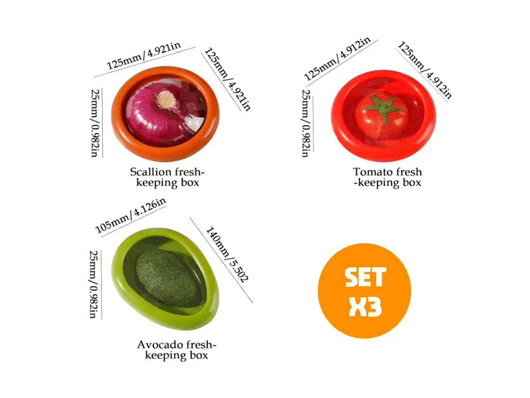 Set para vegetales x 3 unidades