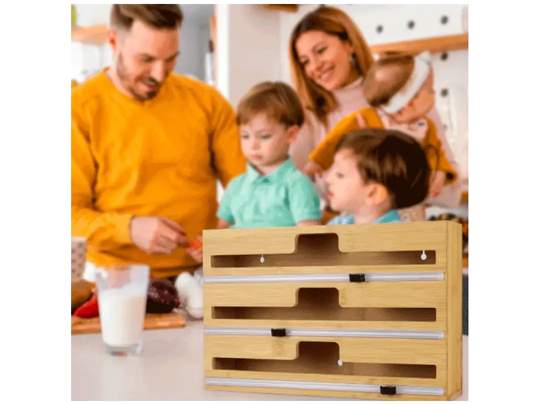 DispensaPlus® / Dispensador de bambú para cocina