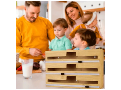 DispensaPlus® / Dispensador de bambú para cocina