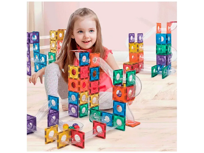 Set De Construcción Tobogán Magnético