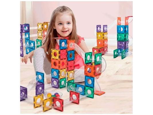 Set De Construcción Tobogán Magnético