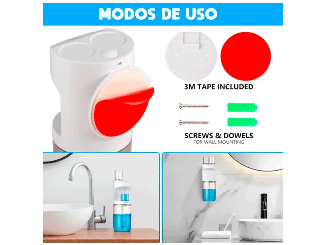 Dispensador de  enjuague bucal